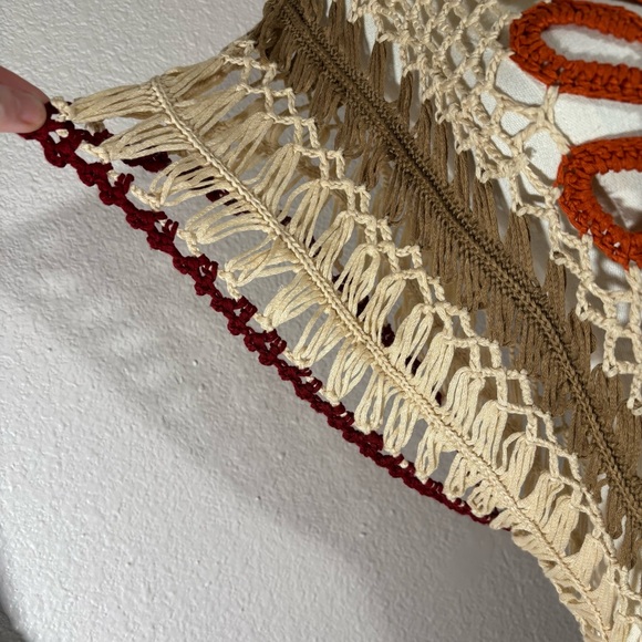 Vivid Connection Lace Crochet Top Blouse Short Sleeve Shirt Size Small - Picture 5 of 7